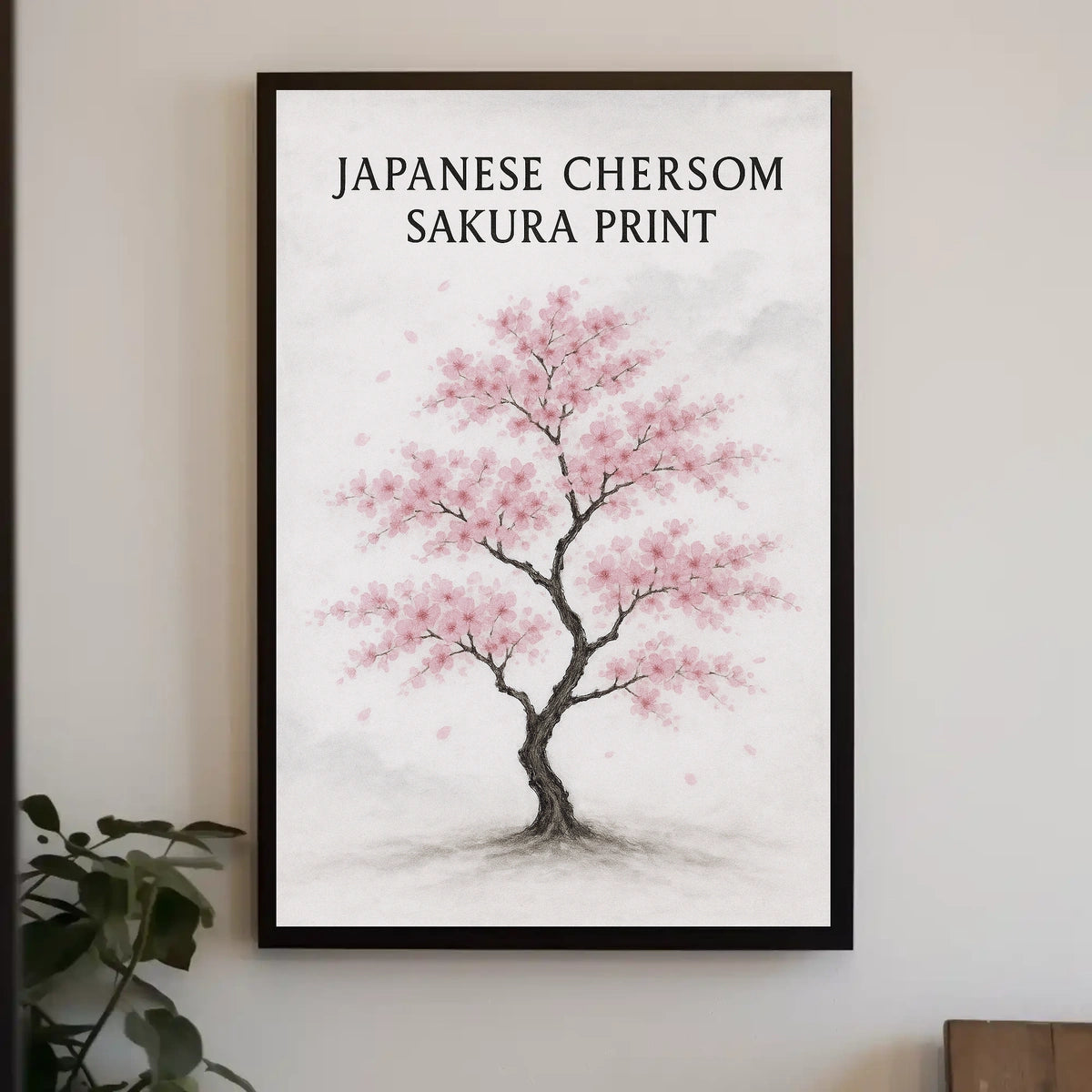 Japanese Sakura Print Poster