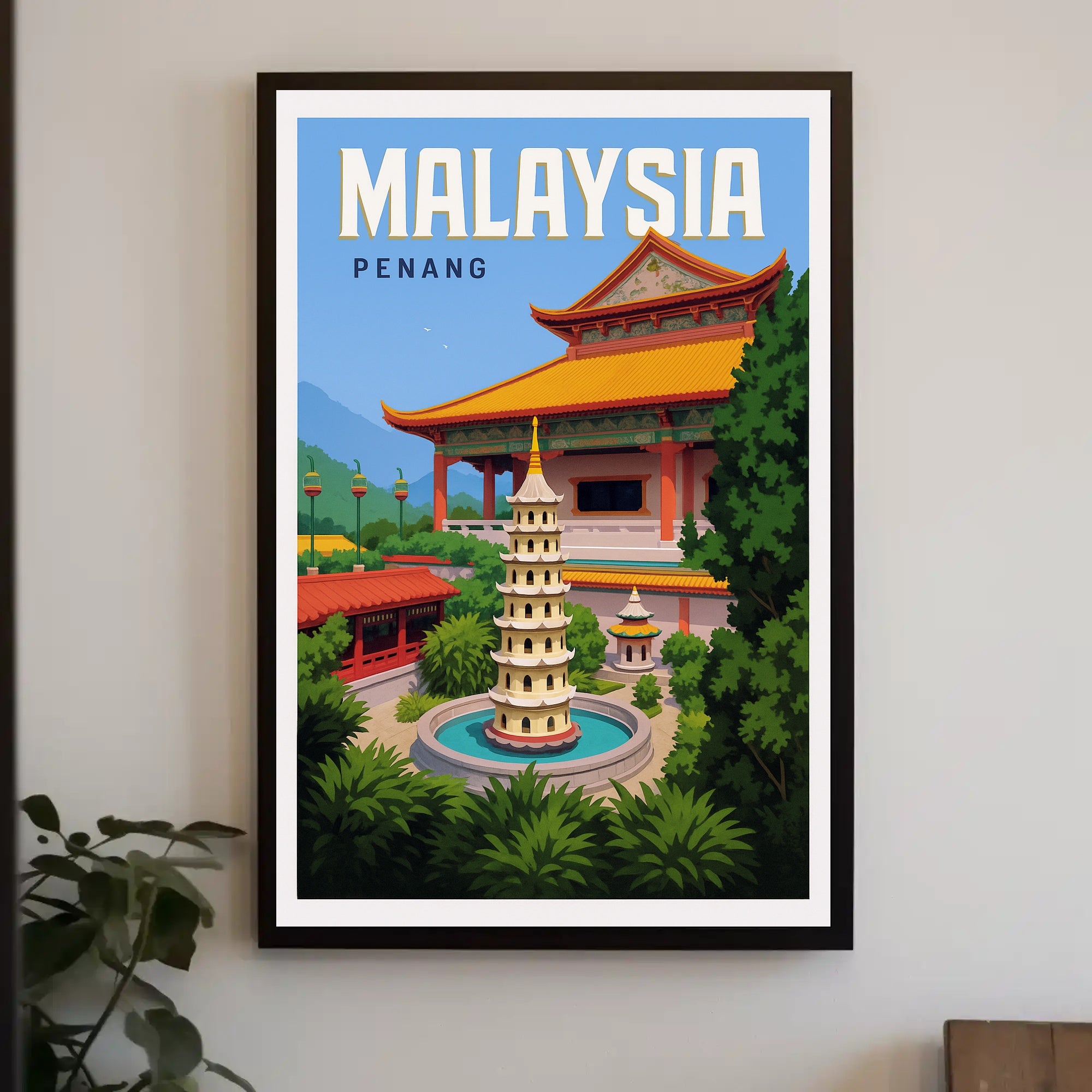 Malaysia - Penang Poster PosterGoat
