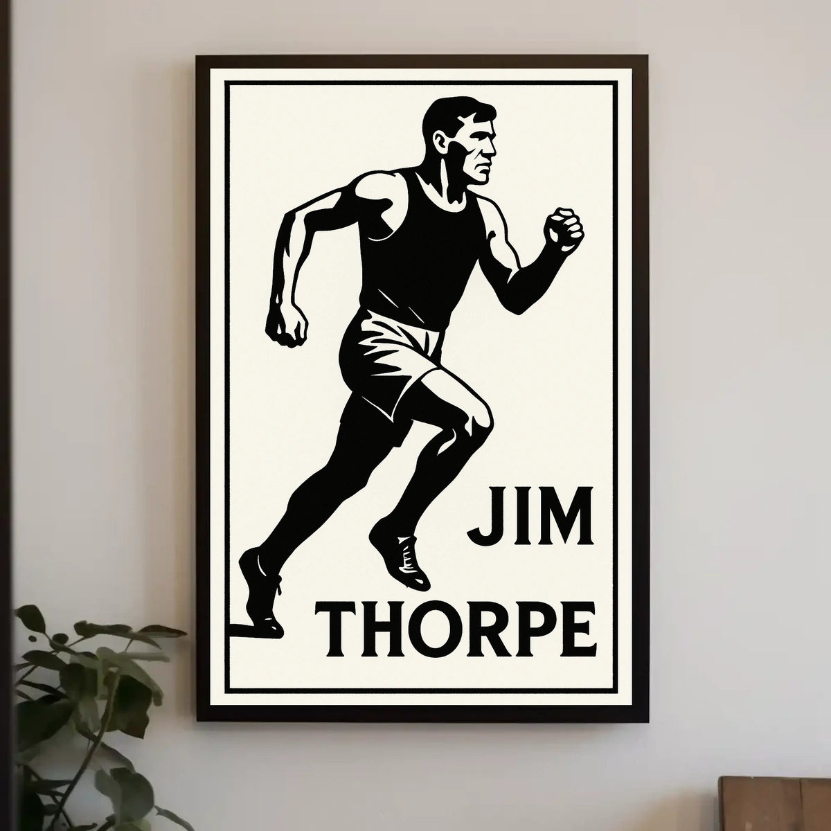 Jim Thorpe Athletic Icon Poster