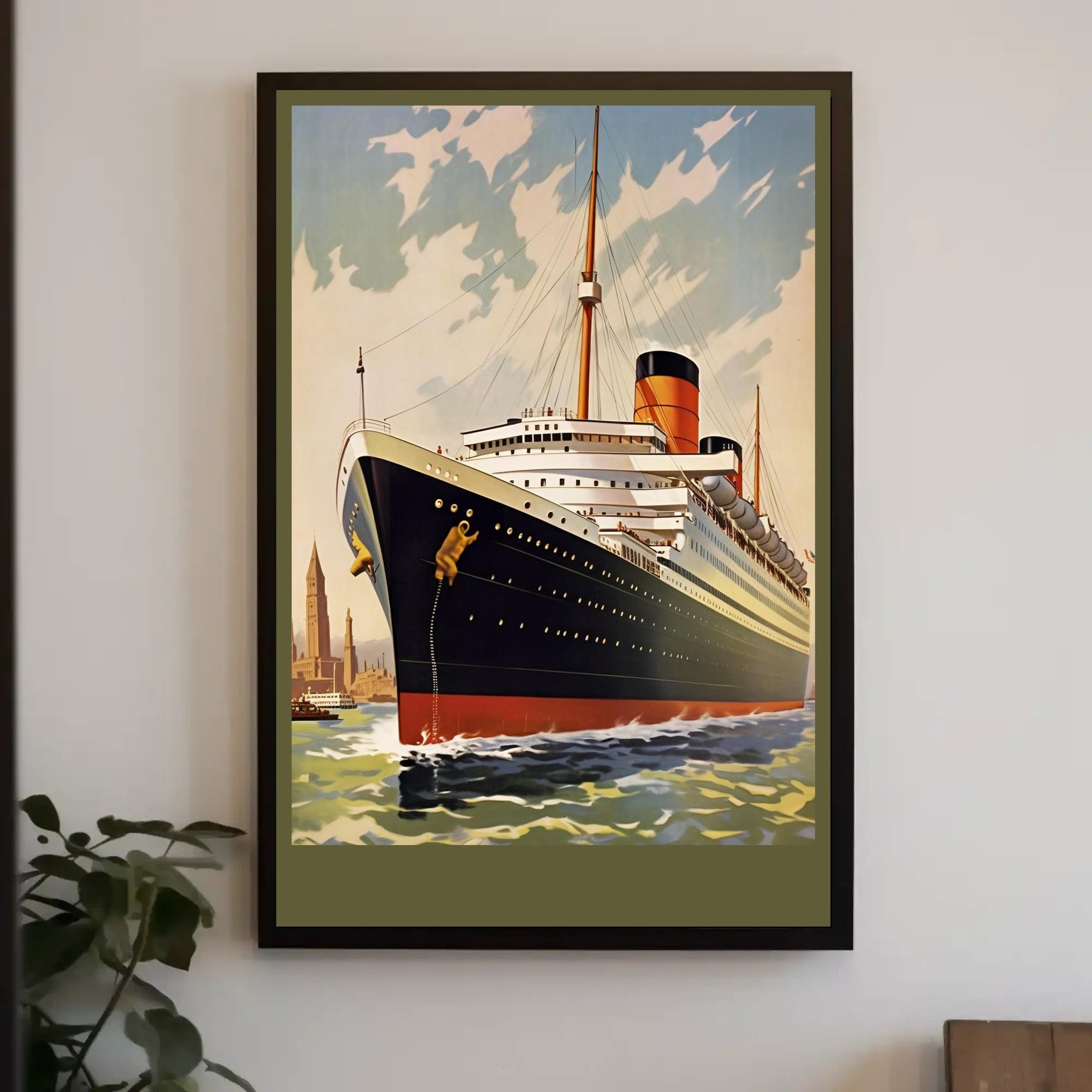 Majestic Ocean Liner Poster