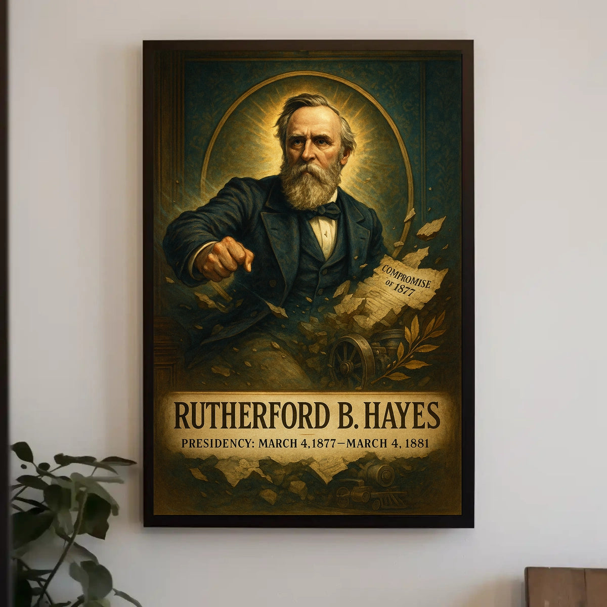 Rutherford B. Hayes 19th President Poster