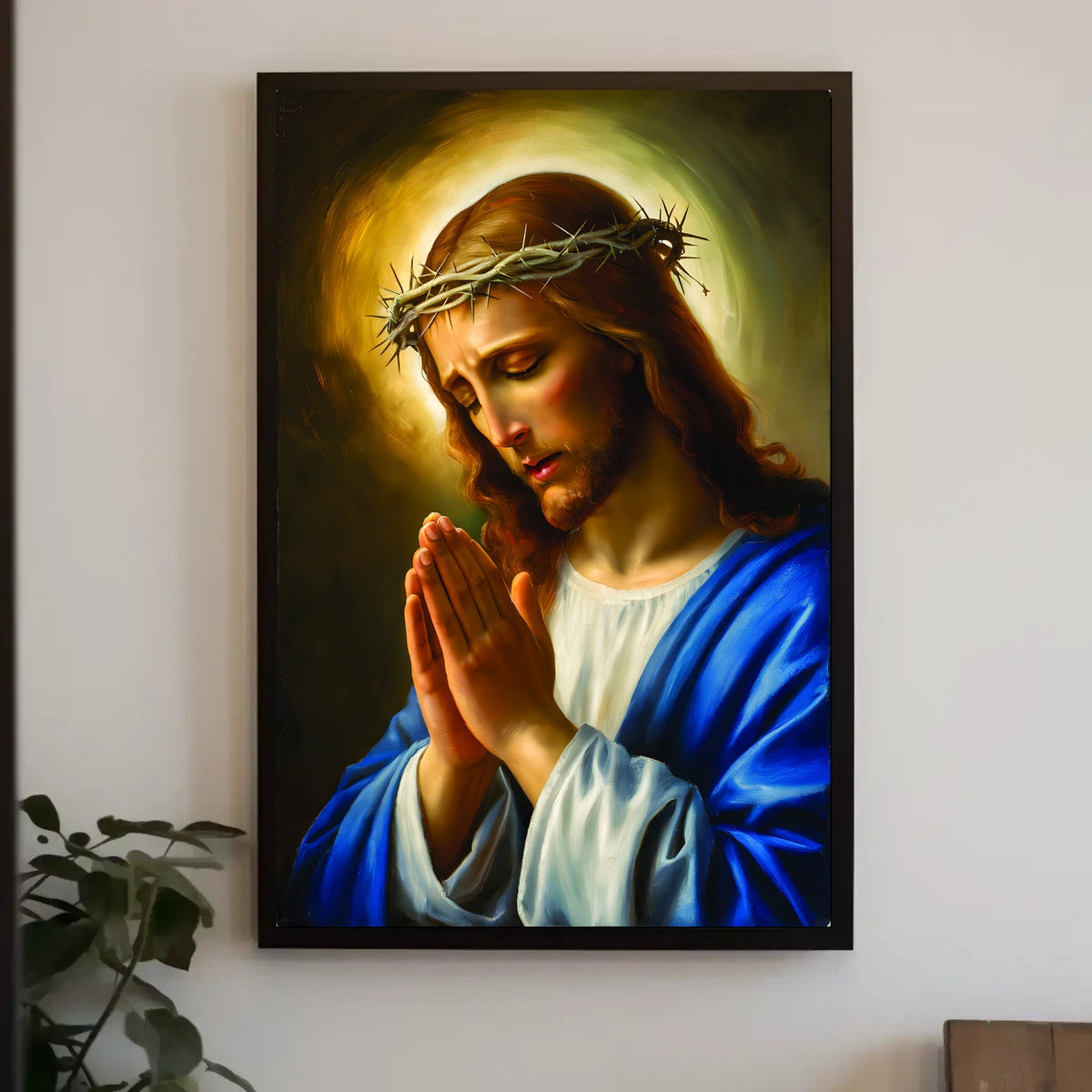 The Prayerful Savior Poster