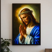 The Prayerful Savior Poster