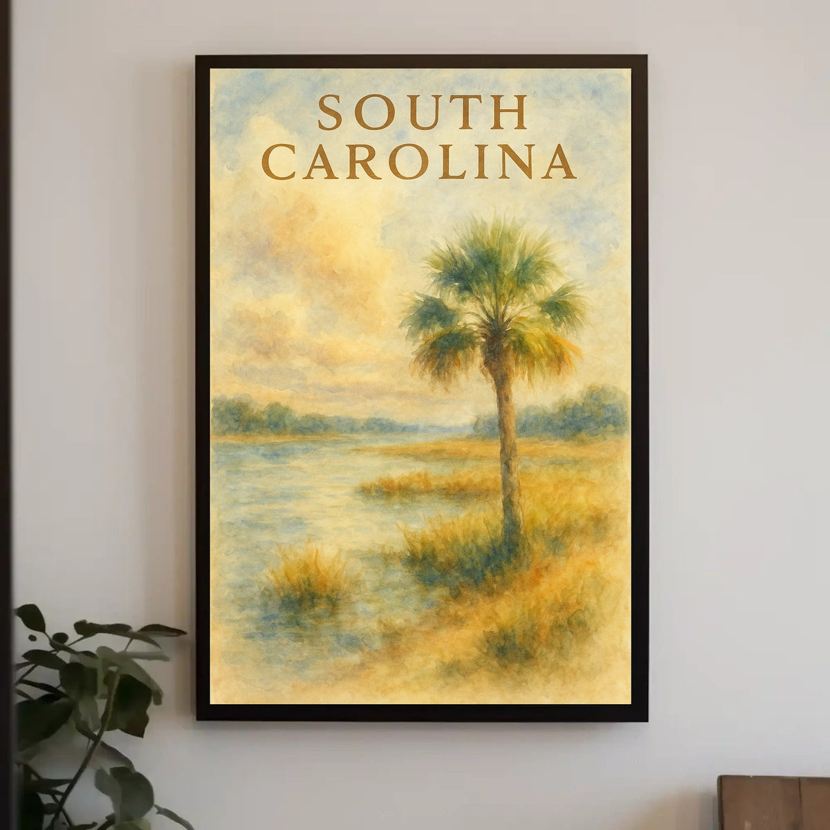 South Carolina Landscape Poster