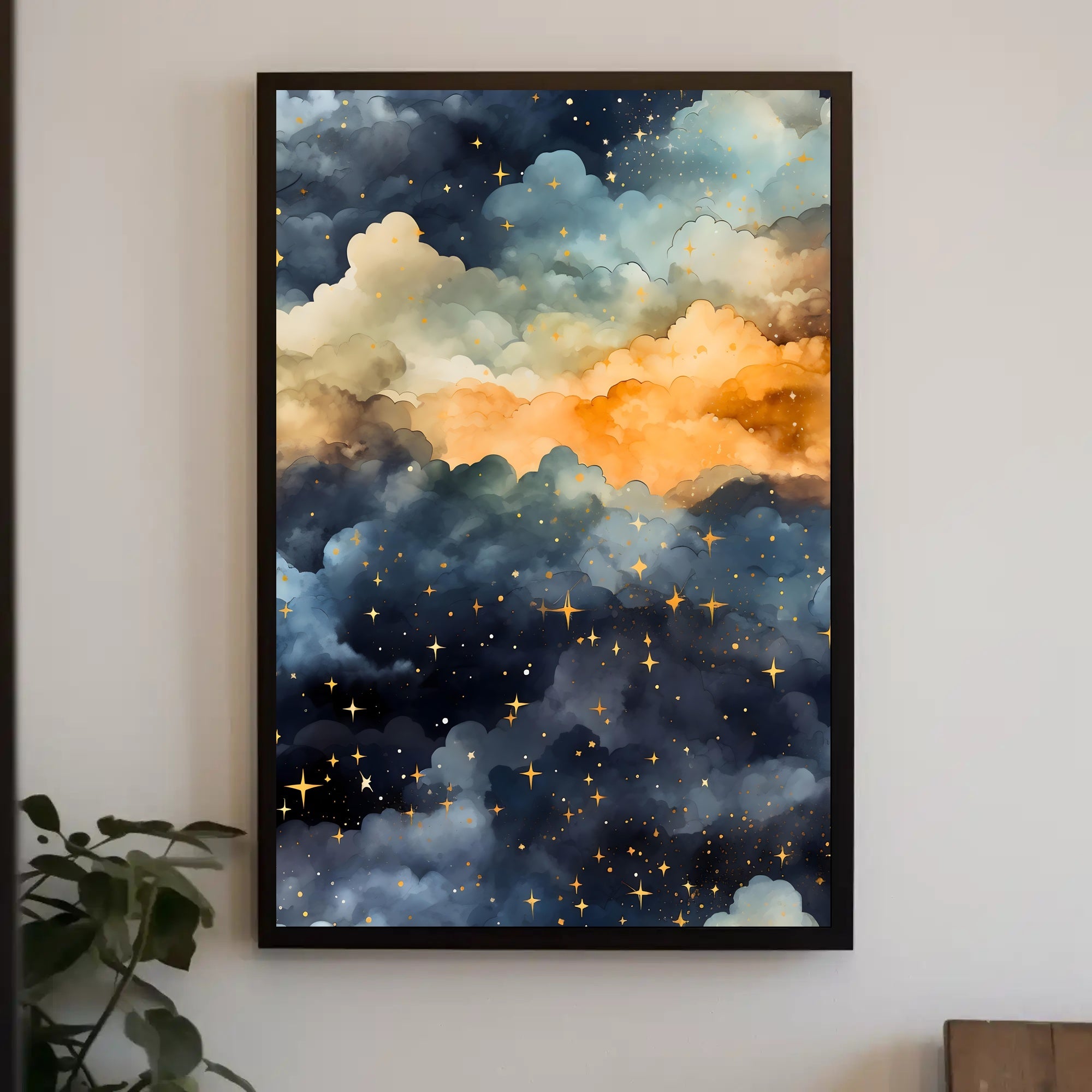 Dreamy Celestial Night Sky: Space or Astronomy Poster