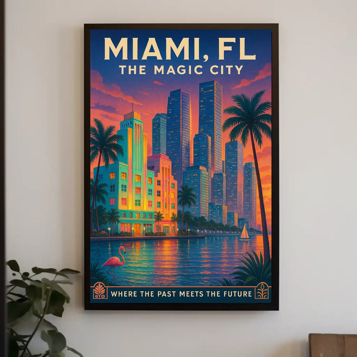 Miami The Magic City Poster