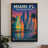 Miami The Magic City Poster