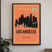 Los Angeles City Edition Poster PosterGoat