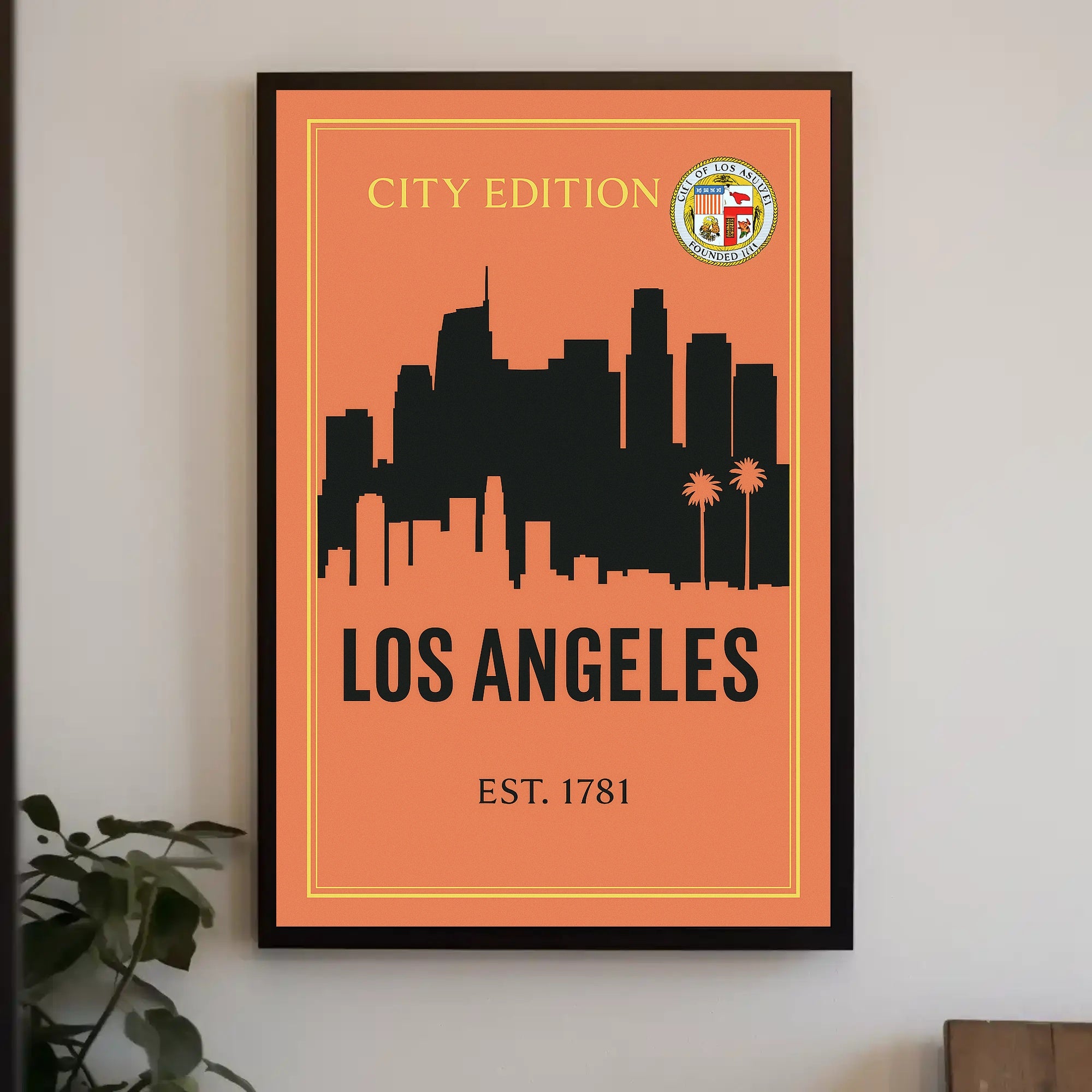 Los Angeles City Edition Poster PosterGoat