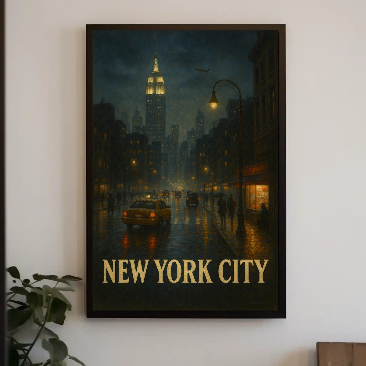 New York City Nightscape Poster