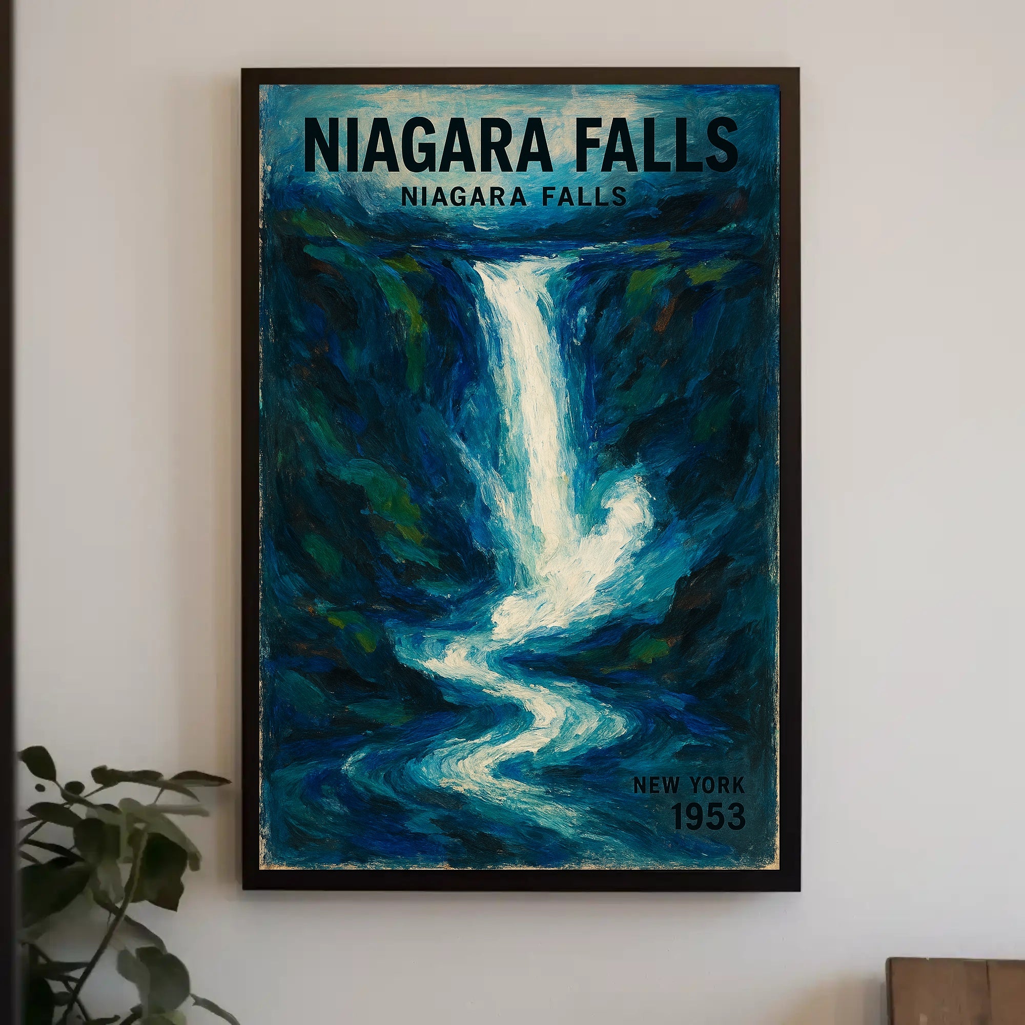 Niagara Falls Vintage Travel Art - Travel Poster