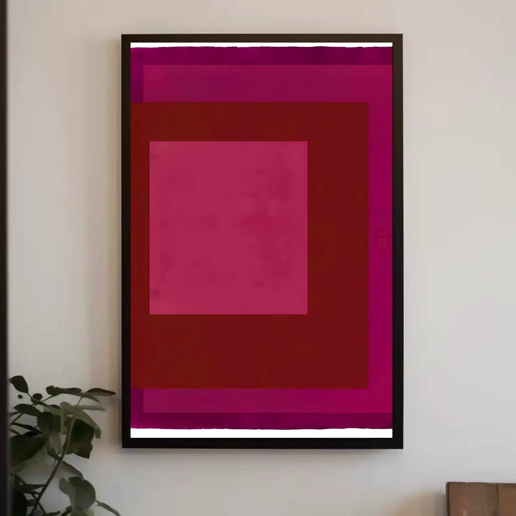 Abstract Shades of Red Poster