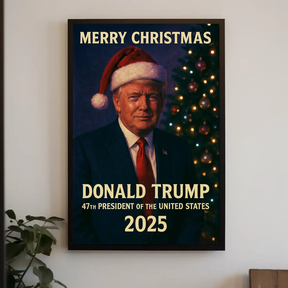 Christmas Business Attire Festivities Decorative Pop Culture Poster