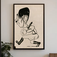 Caricature of a Historical Figure Poster PosterGoat