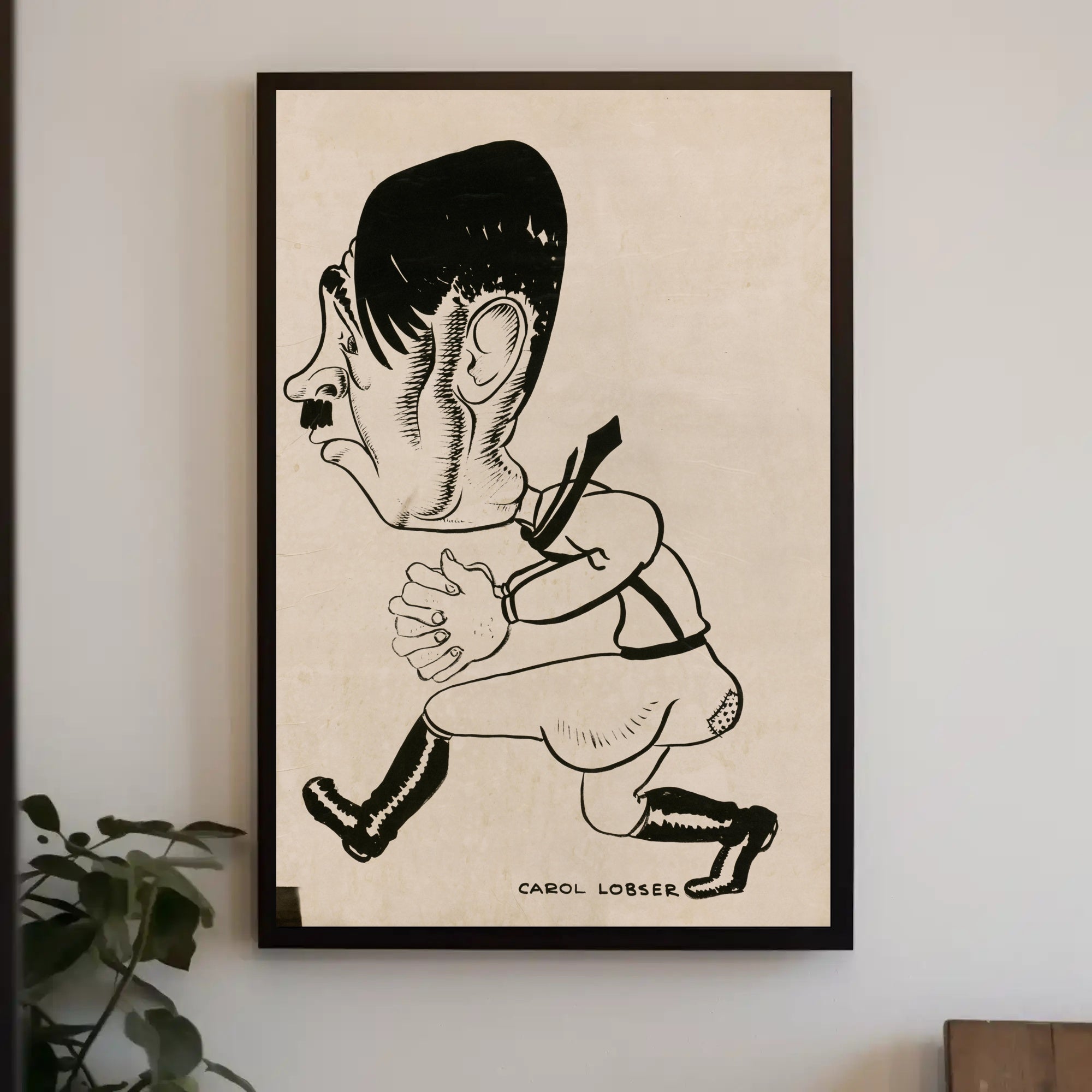 Caricature of a Historical Figure Poster PosterGoat