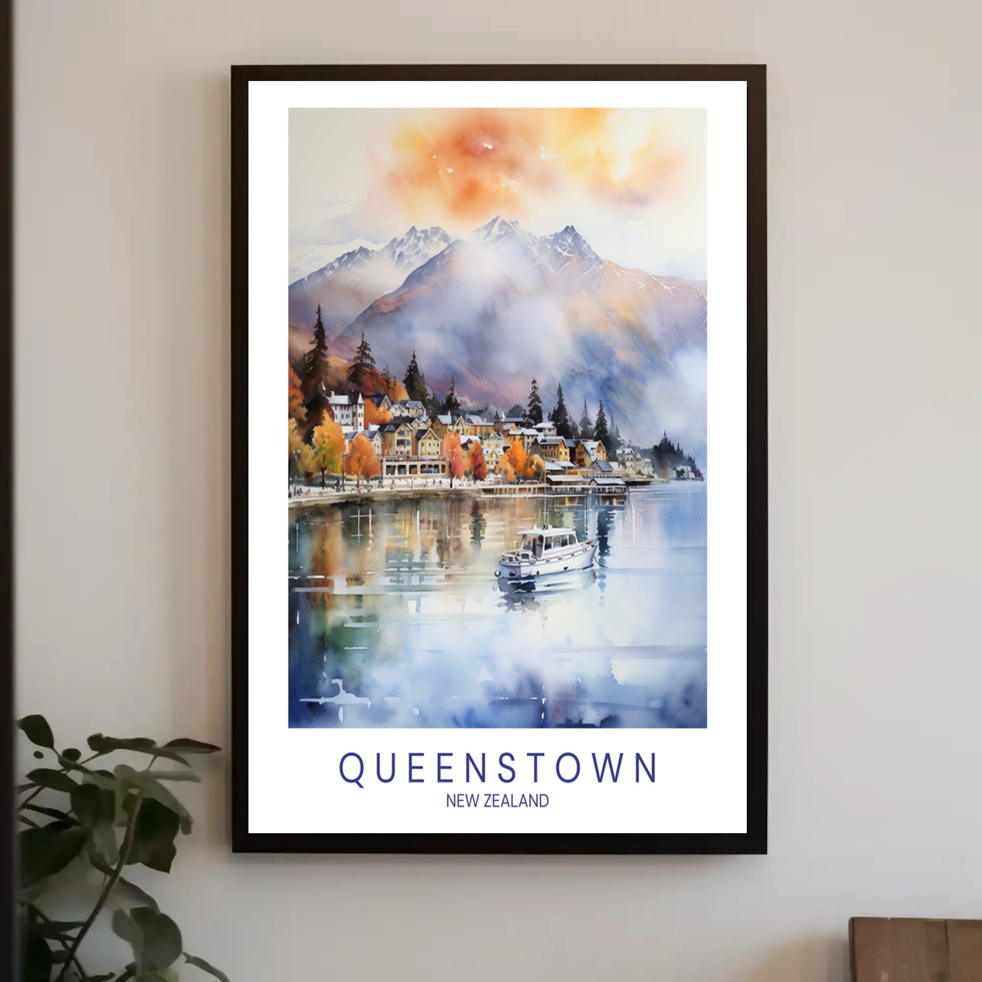 Queenstown Tranquility Poster PosterGoat