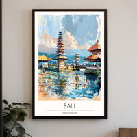 Tranquil Bali Landscape Poster PosterGoat