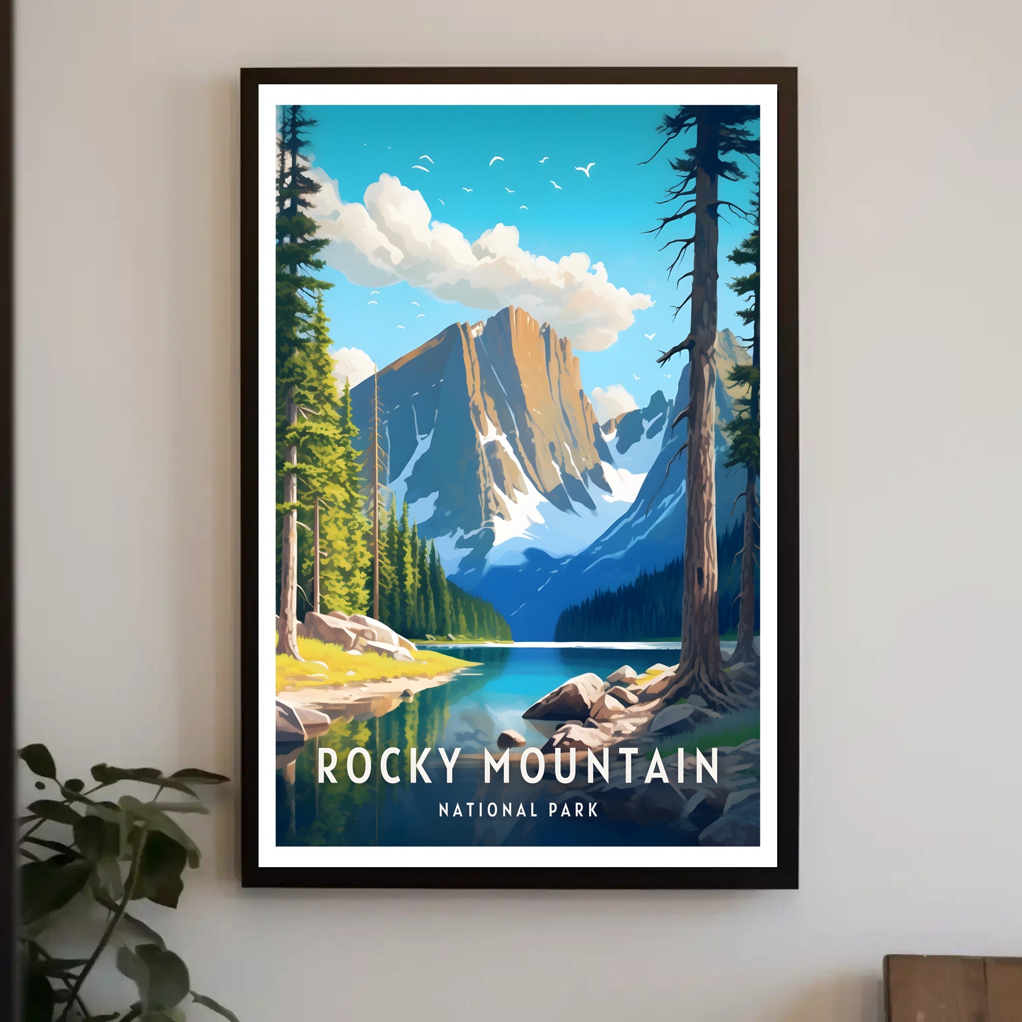 Rocky Mountain National Park Scenic Poster Print
