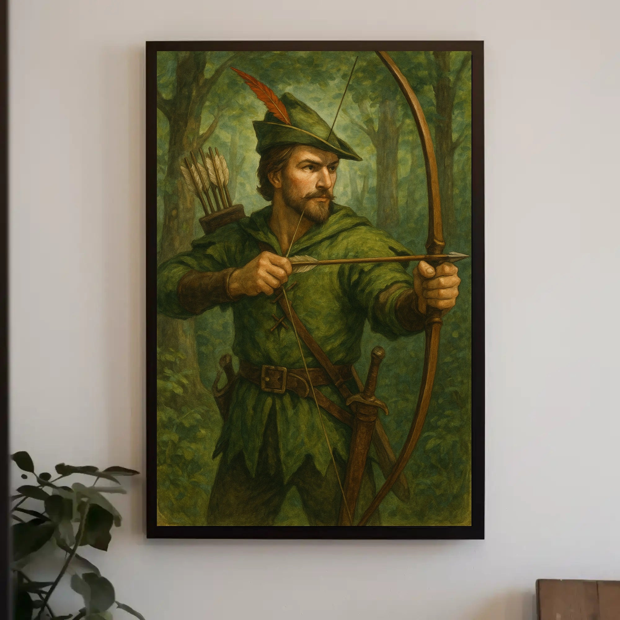 The Archer in the Forest Poster