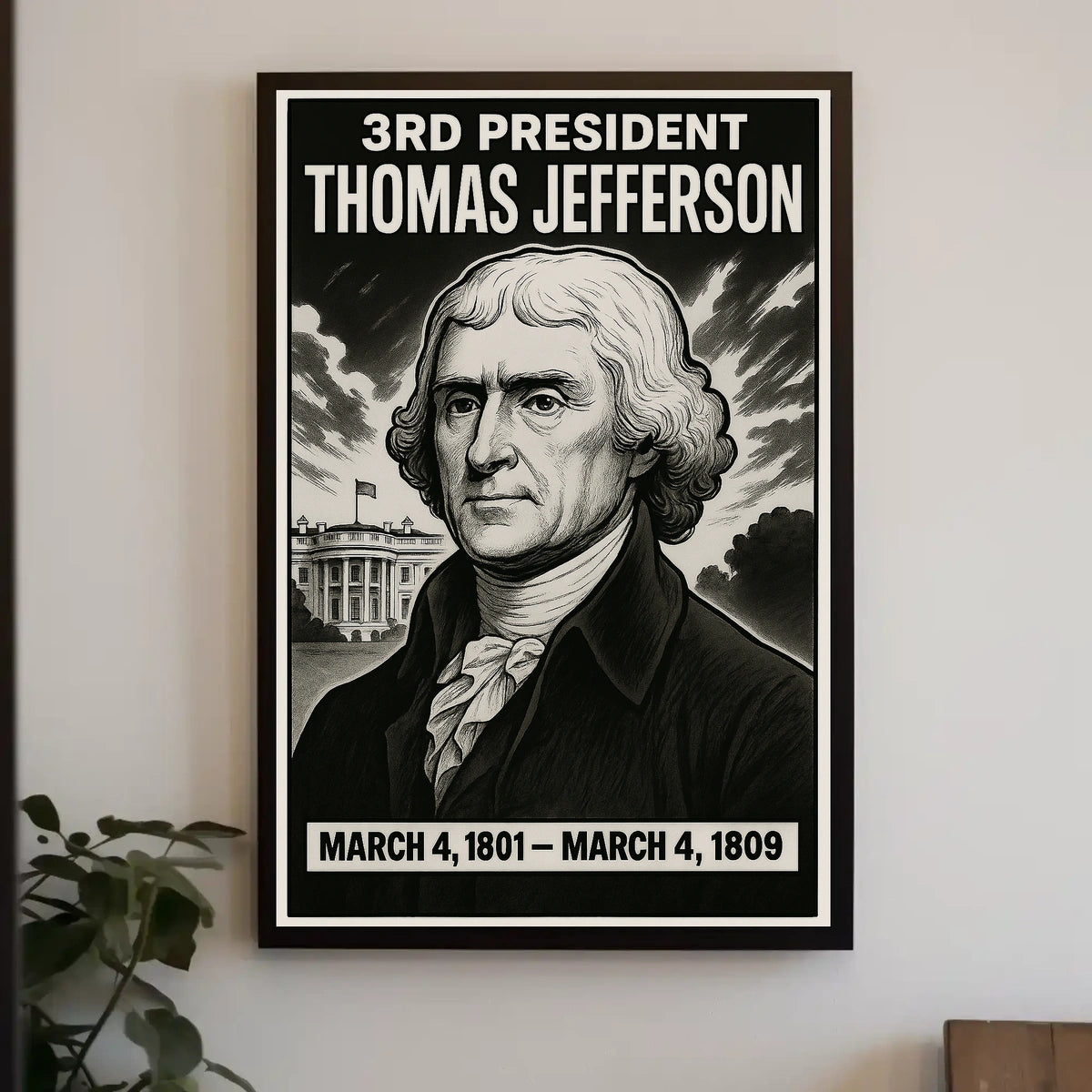 Thomas Jefferson 3Rd President Poster