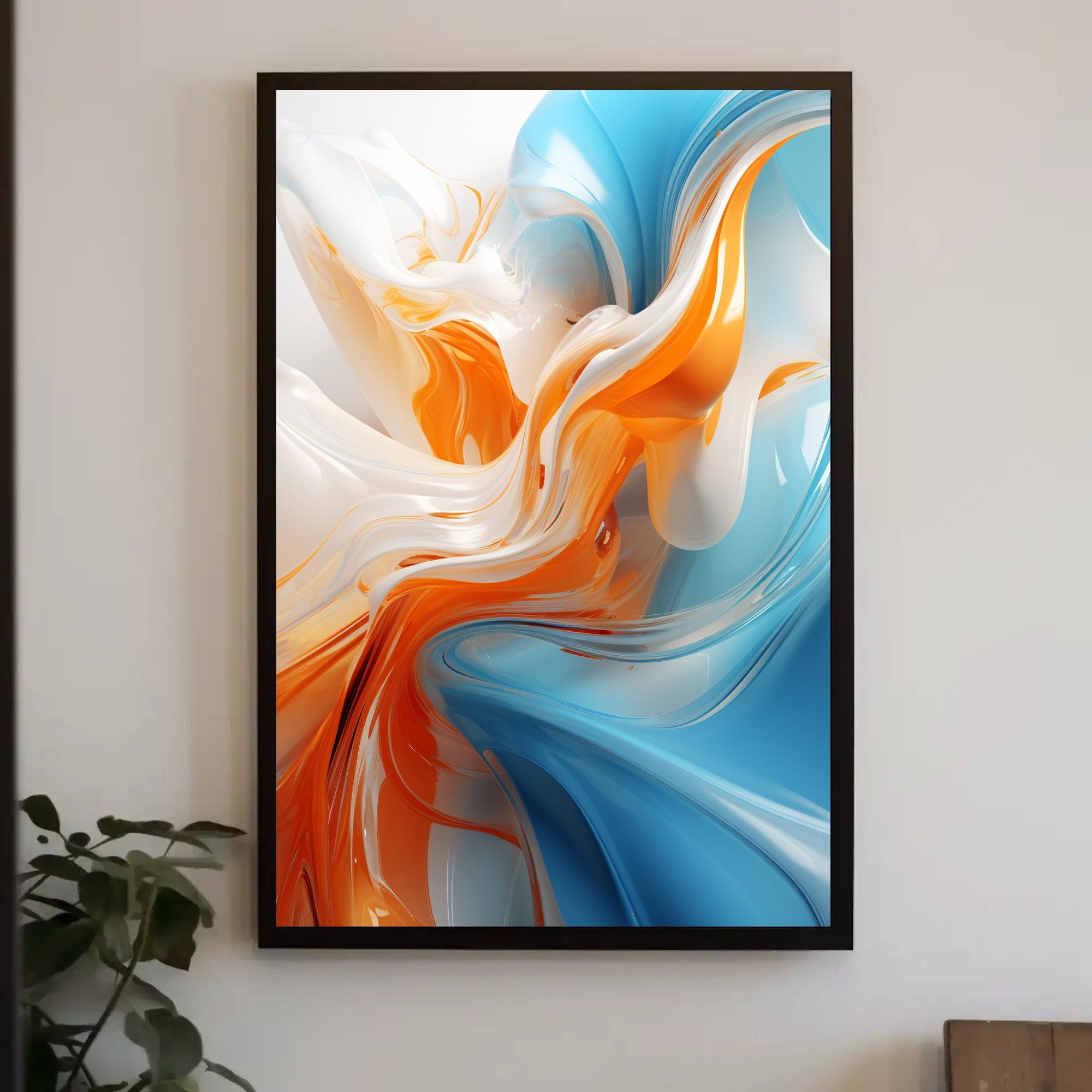 Abstract Fluid Dynamics Abstract Poster PosterGoat