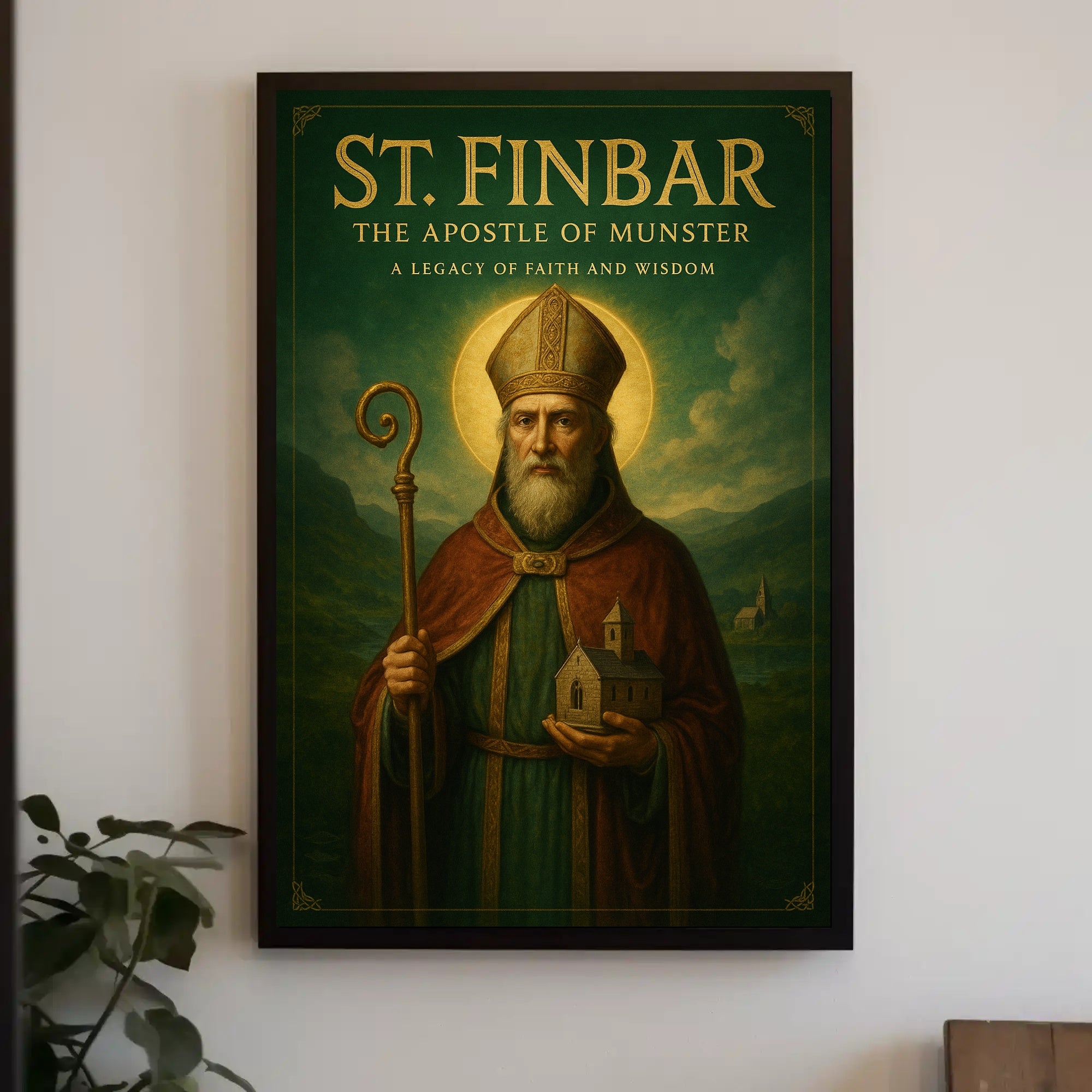 St. Finbar The Apostle of Munster Poster PosterGoat