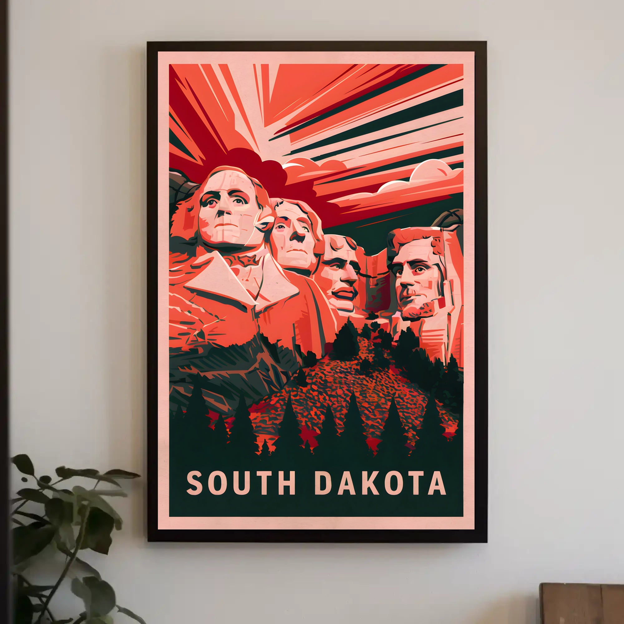 South Dakota Monumental Tribute Poster