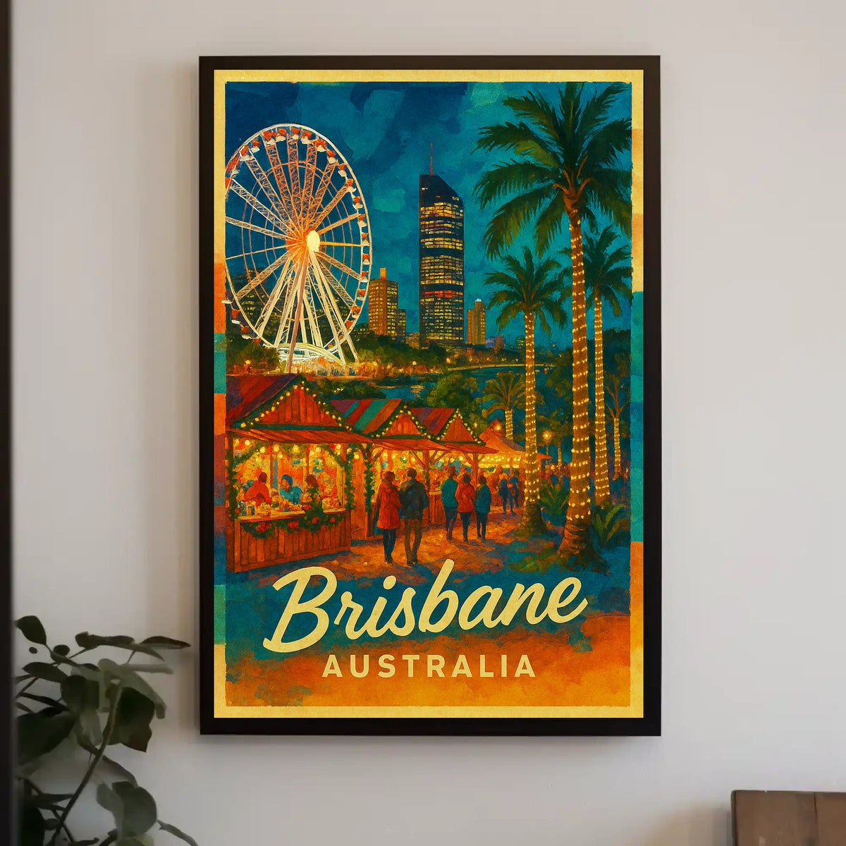 Brisbane, Australia Poster