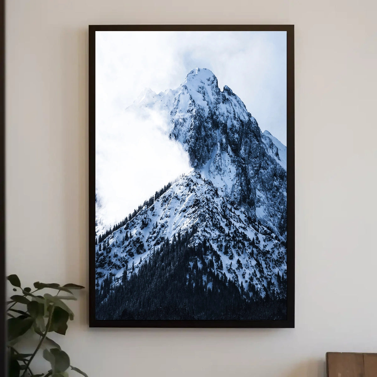 Majestic Snow-Capped Mountain Poster