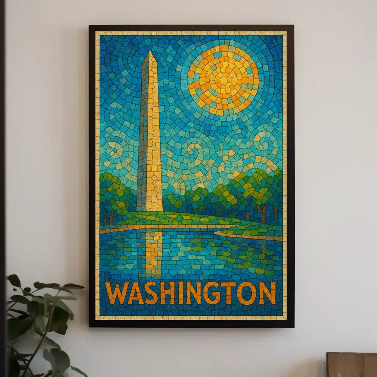 Washington Monument Mosaic Poster