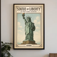 Statue of Liberty 1886 Poster PosterGoat