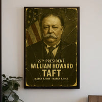 William Howard Taft 27th President of the United States Damaged Photograph Poster