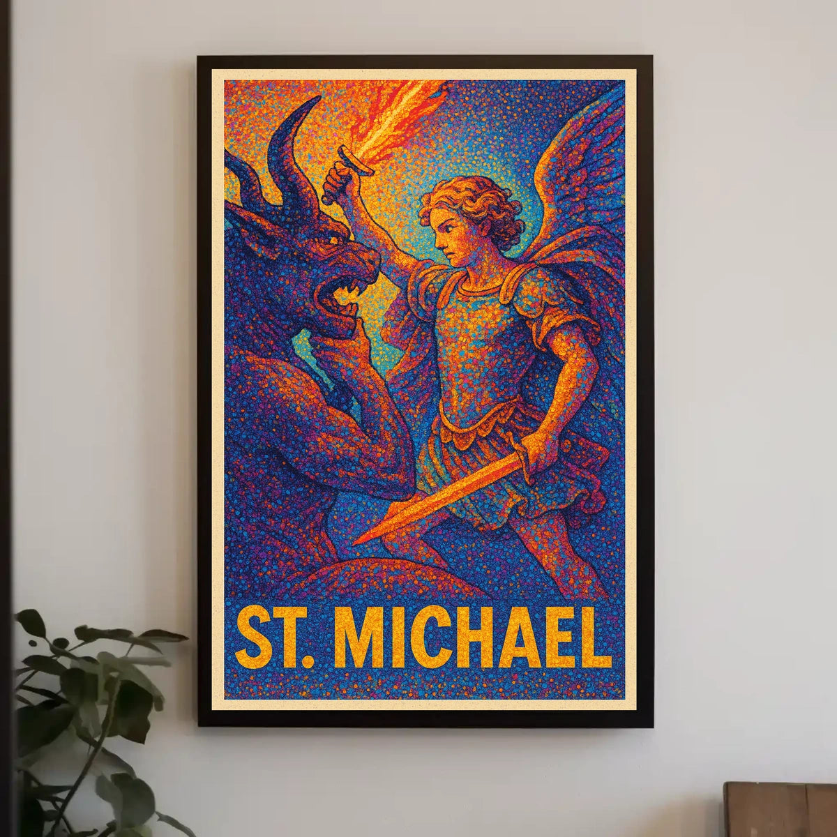 Saint Michael Wall Art poster