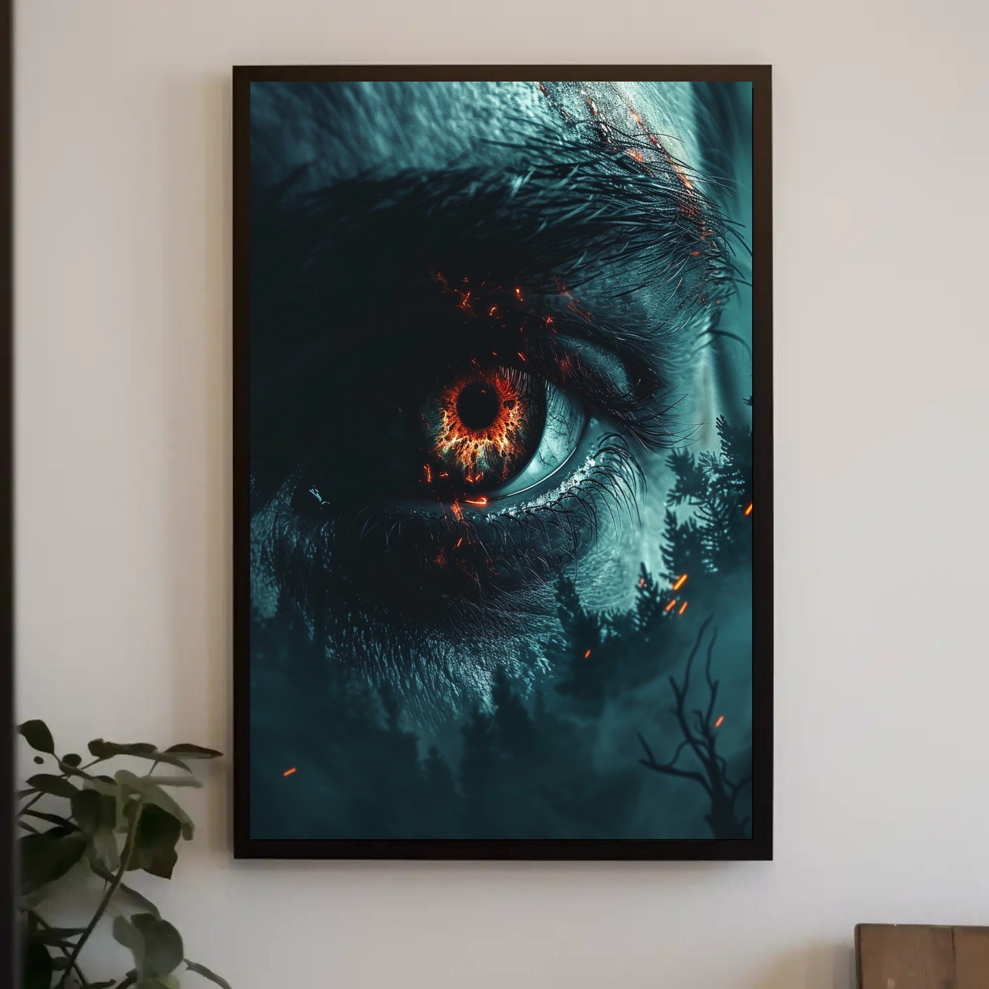 Lighthouse Under Aurora Borealis Coastal Poster Art PosterGoat