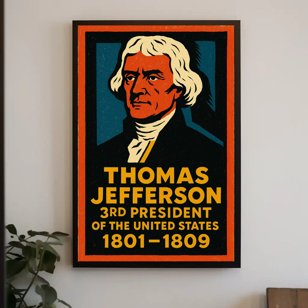 Thomas Jefferson 3rd President Poster