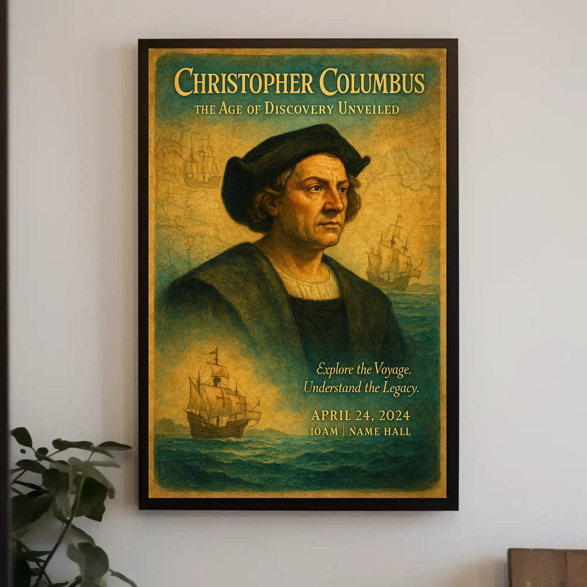 Christopher Columbus The Age of Discovery Unveiled Poster