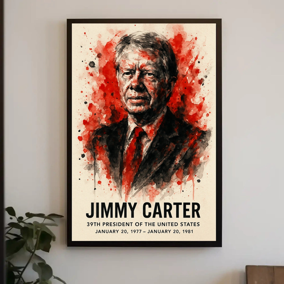 Jimmy Carter 39Th President Poster