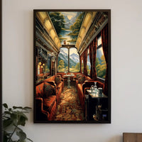 Luxurious Train Journey Poster