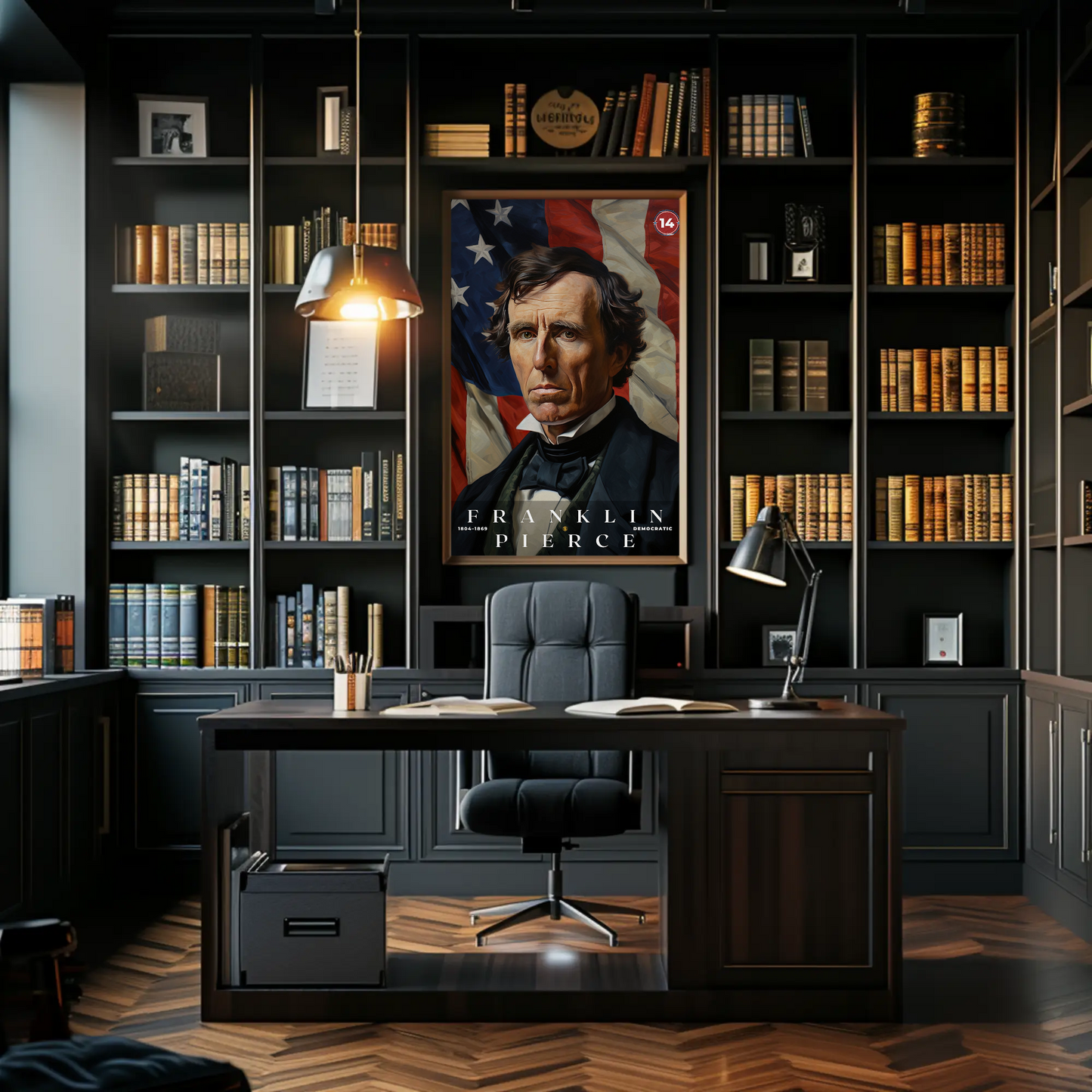 Franklin Pierce 14th President Of The United States Portrait
