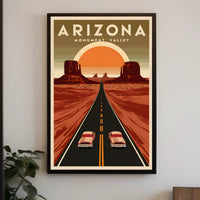 Journey Through Monument Valley Poster