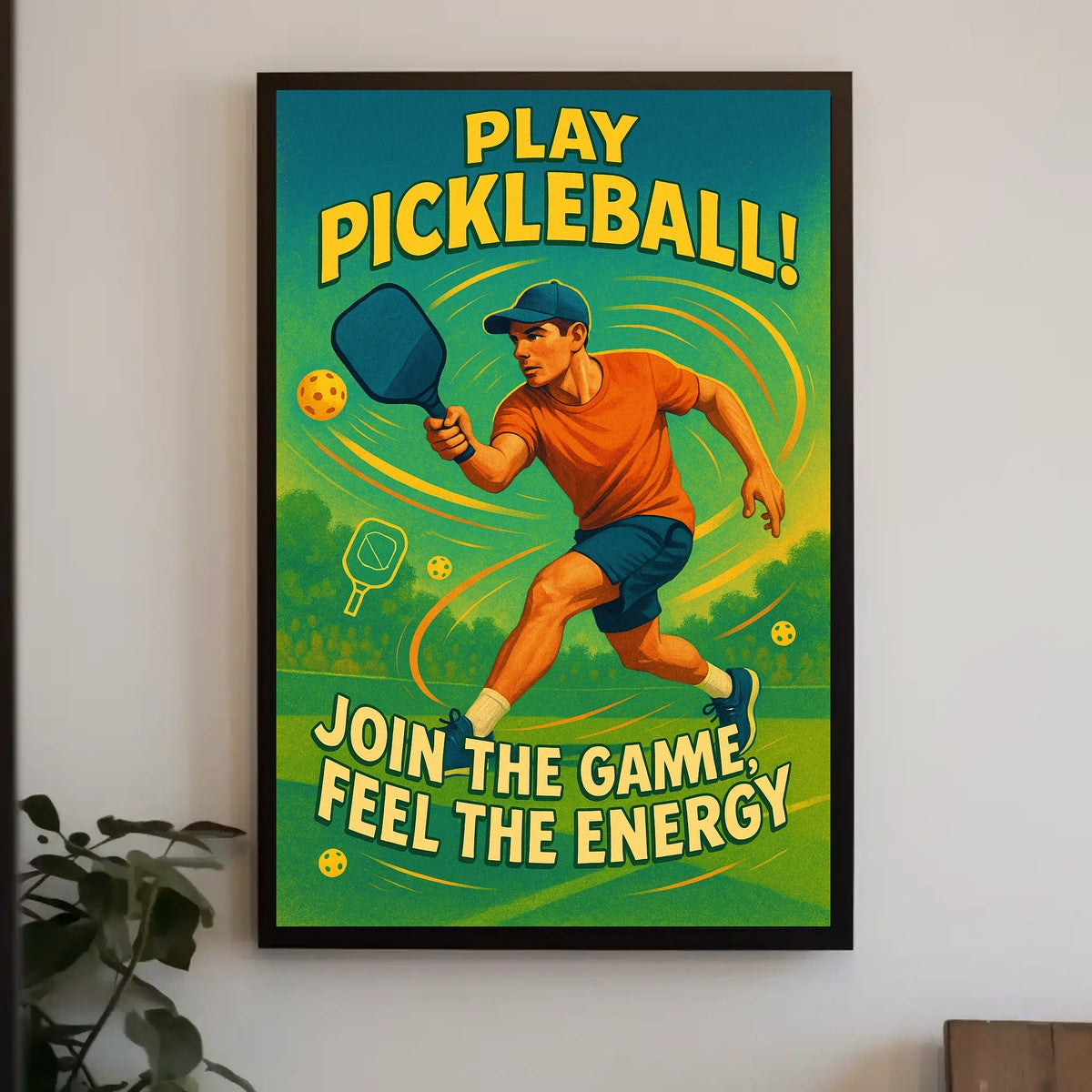 Play Pickleball Poster