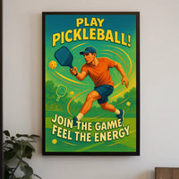 Play Pickleball Poster