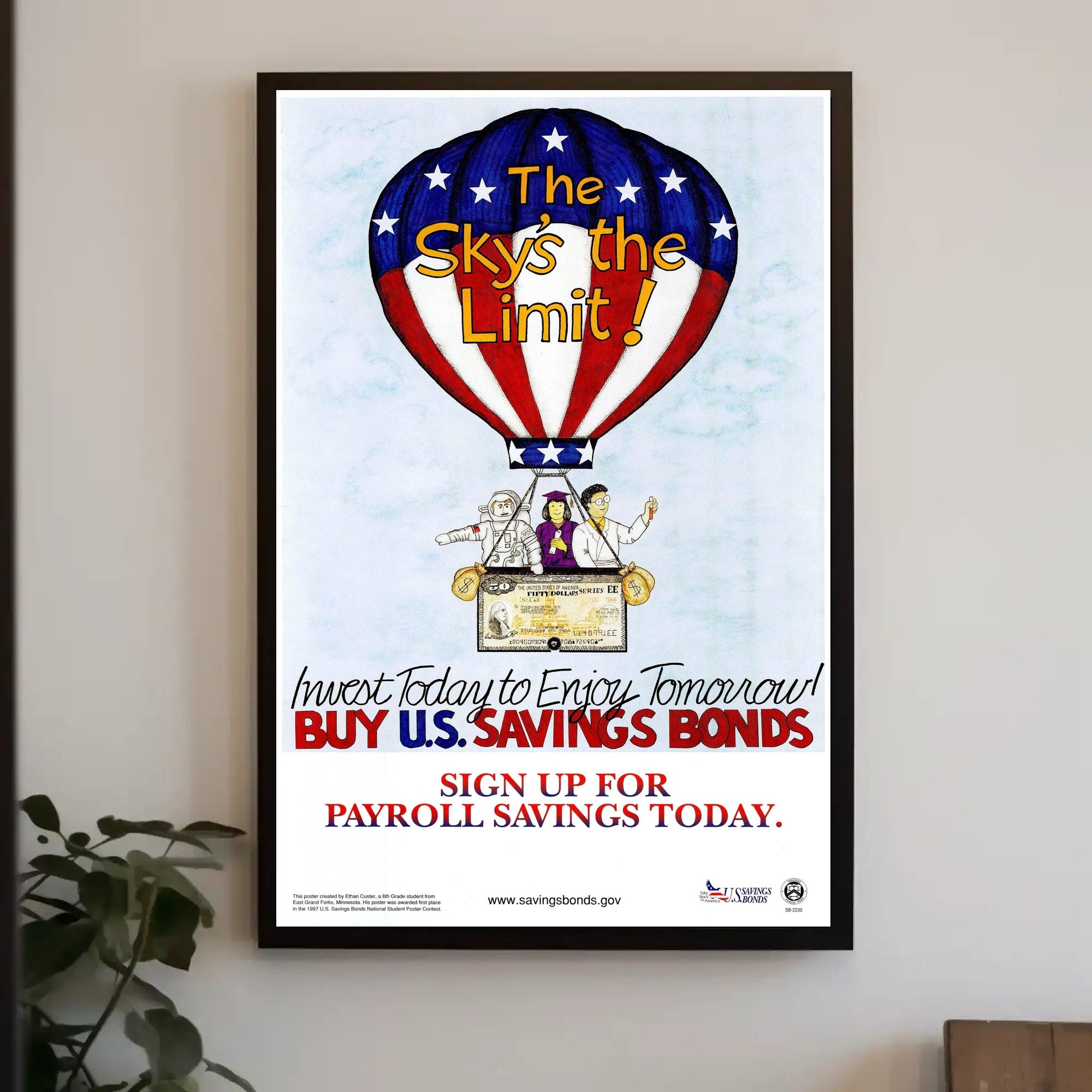 The Sky's the Limit! Poster PosterGoat