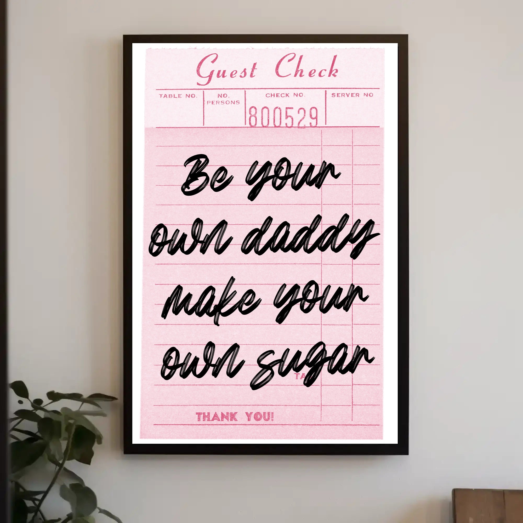 Be Your Own Daddy Motivational or Quote Poster PosterGoat