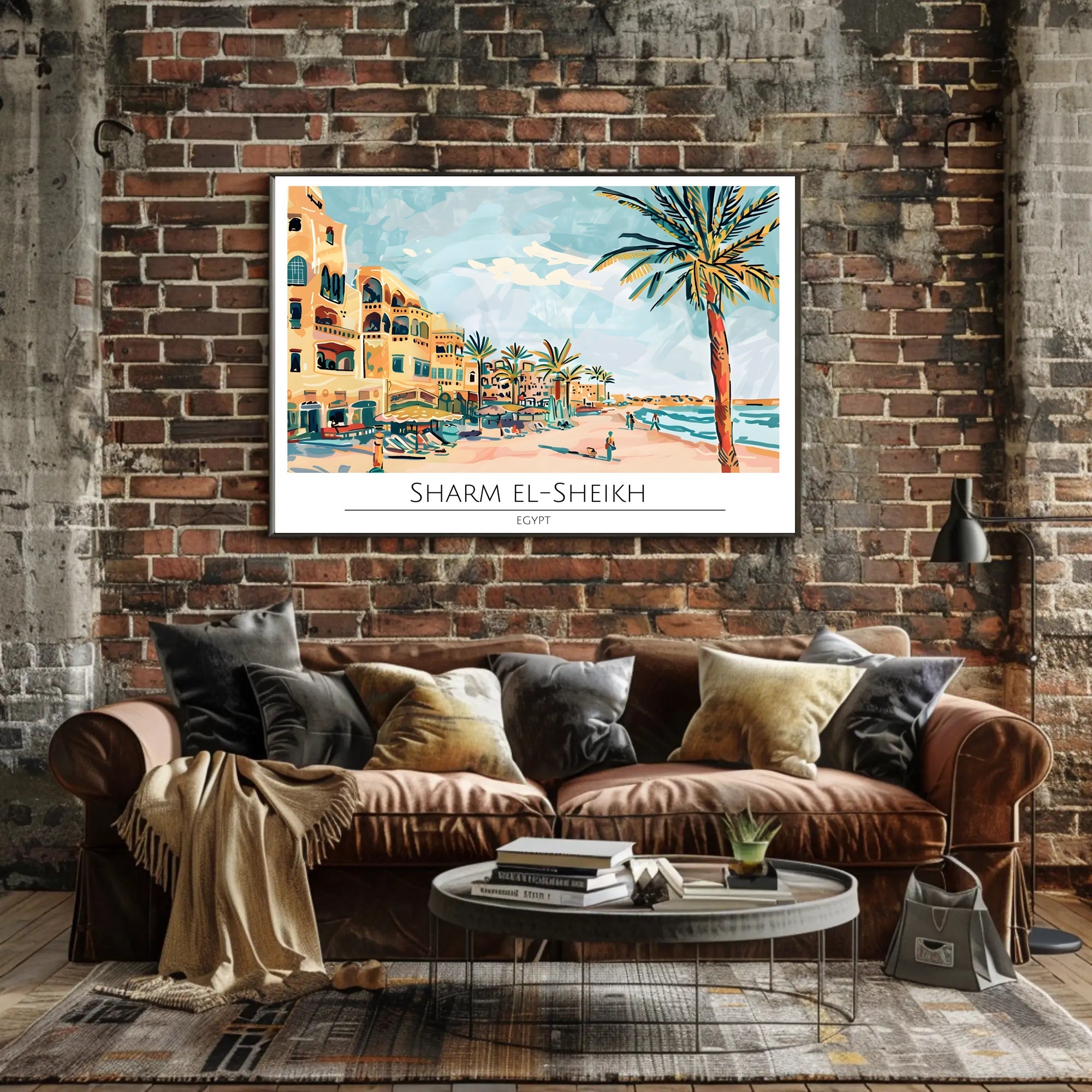 Vibrant Shores of Sharm El-Sheikh Poster PosterGoat