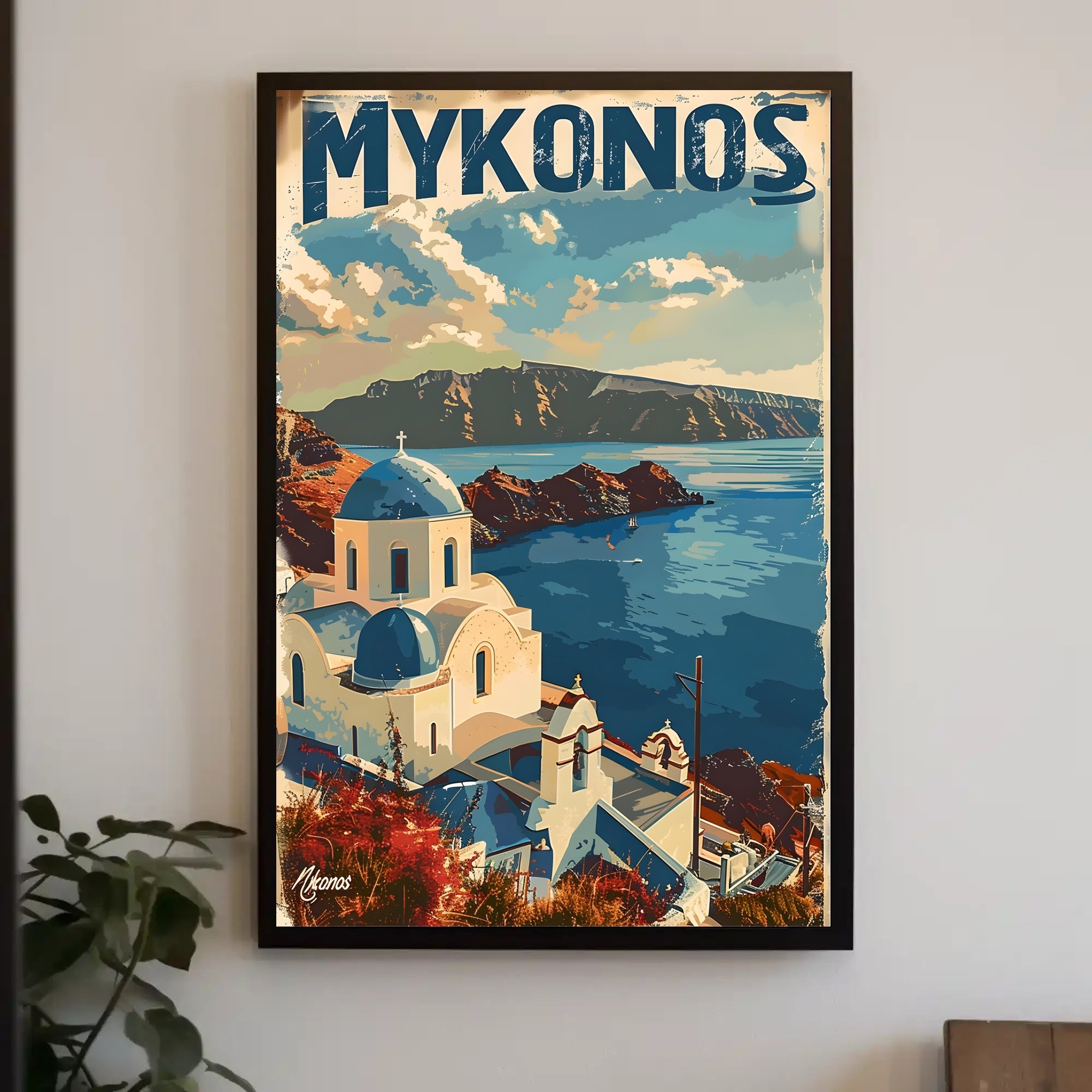 Scenic Mykonos Poster
