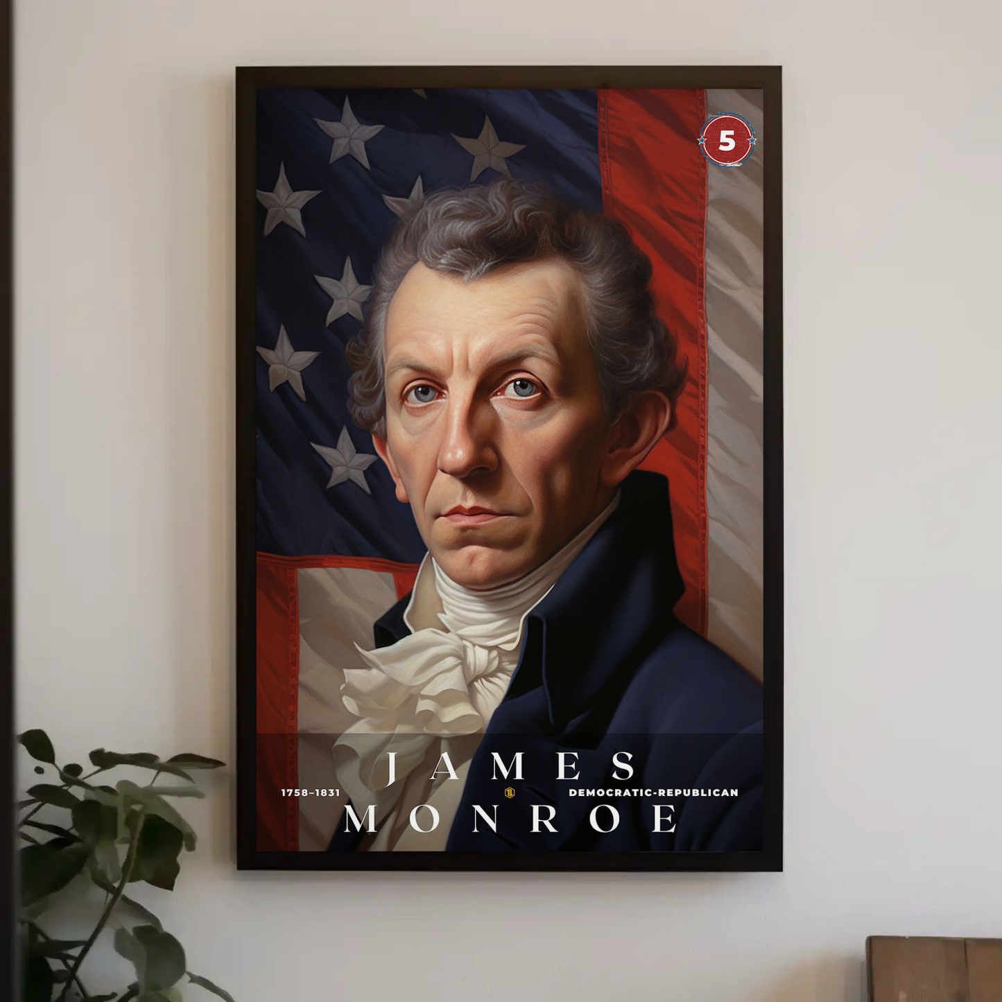 James Monroe 5th President Of The United States Portrait