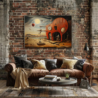 Surreal Dreamscape: Abstract Artistic Poster