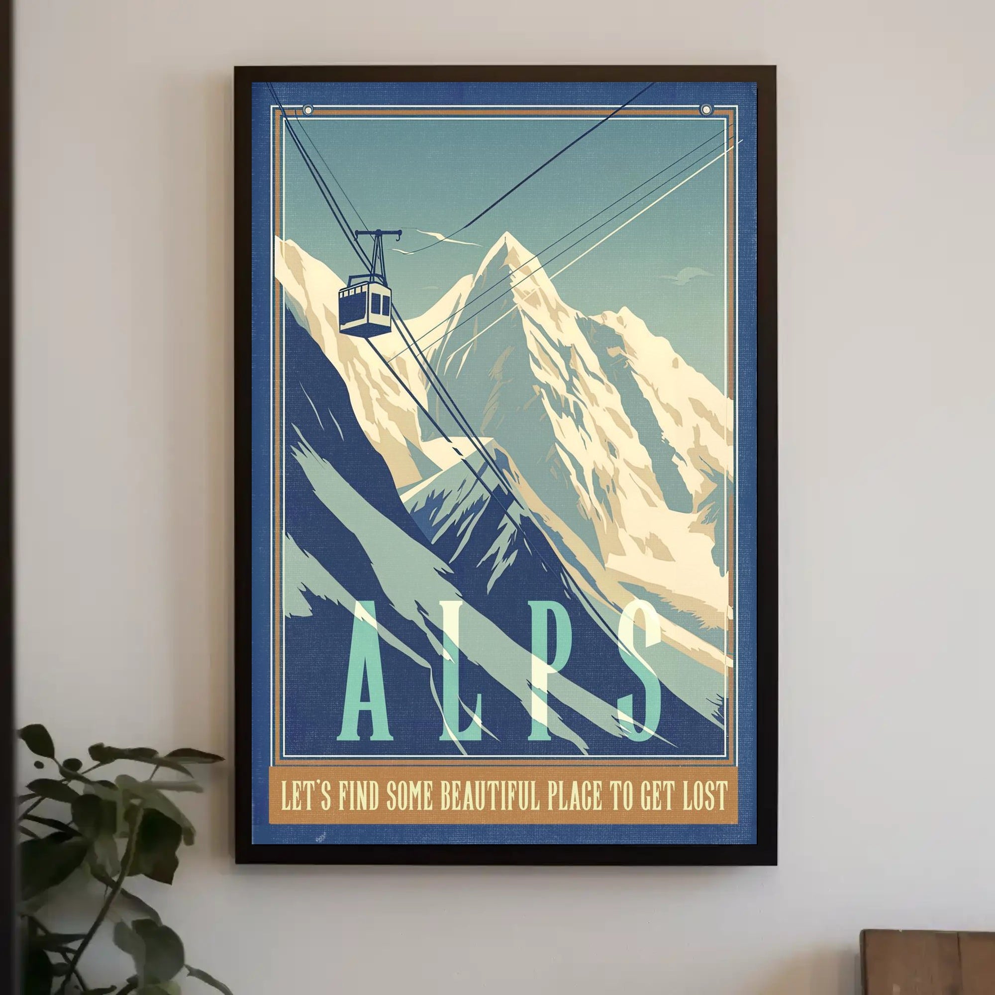 Discover the Alps Poster