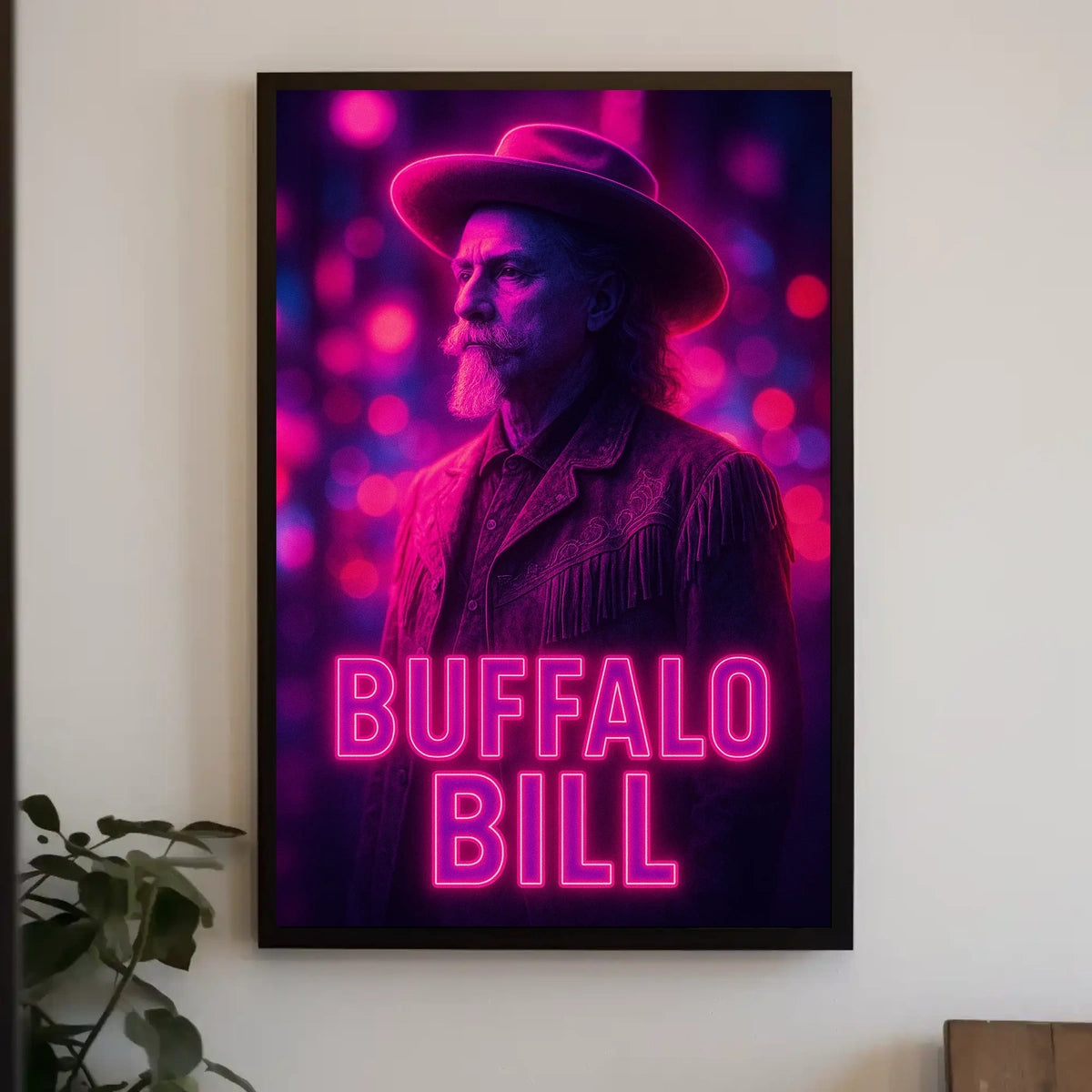 Buffalo Bill Iconic American Pop Culture Poster